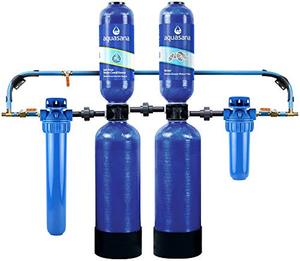 lot 5734 image: Aquasana EQ-1000-AST EQ-1000-AST-AMZN Whole House Water Filter, 1,000,000-Gallon, Blue