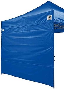 lot 5743 image: Impact Canopy Pop up Canopy Tent Sidewalls for 10x10 Tent (2 Walls) (Royal Blue)