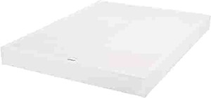lot 5758 image: Amazon Basics Mattress Foundation, Smart Box Spring, Tool-Free Easy Assembly - 7-Inch, Full