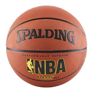 lot 1362 image: Spalding NBA Street Outdoor Basketball, Intermediate Size 6 (28.5)