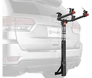 lot 1372 image: DELUXE 2 BIKE QUICK RELEASE HITCH CARRIER