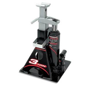 lot 1400 image: Powerbuilt 640912 Portable 3 Ton All in One Car UniJack Jack Stand Bottle Jack