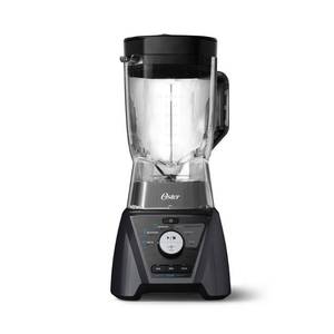 lot 1407 image: Oster Texture Select Pro Blender with 2 Blend-N-Go Cups and Tritan Jar, Brushed Nickel