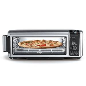 lot 1461 image: Ninja - Ninja� SP101 Foodi�� 8-in-1 Digital Air Fry Oven, Toaster, Flip-Away Storage, Dehydrate, Keep Warm - Stainless SteelBlack