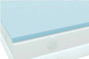 lot 1495 image: 3 Gel Memory Foam Mattress Topper Queen