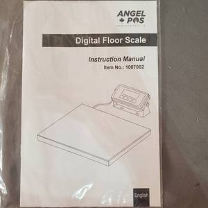lot 1499 image: ANGEL POS DIGITAL FLOOR SCALE ITEM NO 1007002