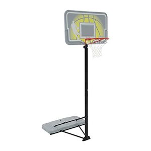 lot 1500 image: Lifetime 90992 Full-Size Height Adjustable Portable Basketball Hoop, 7.5 to 10 Foot Telescoping Adjustment, 44-Inch Impact Backboard
