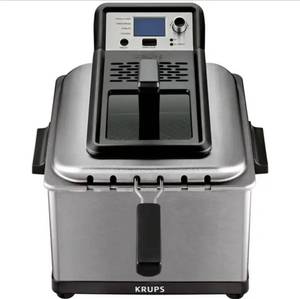lot 2005 image: KRUPS 4.5L DEEP FRYER WITH PRESETS KJ502D
