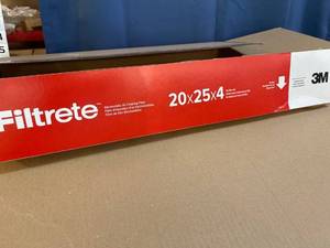 lot 2144 image: Filtrete 20x25x4 Filter x2