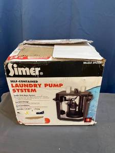 lot 2156 image: Simer SELF-CONTAINED LAUNDRY PUMP SYSTEM