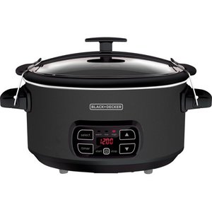 lot 2159 image: 7-Quart Digital Slow Cooker - Chalkboard
