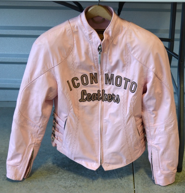 lot 1005 image: Pink Leather Jacket