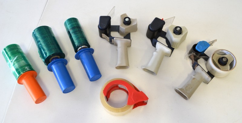 lot 1046 image: Tape, Tape Dispensers and Shipping Cling Wrap