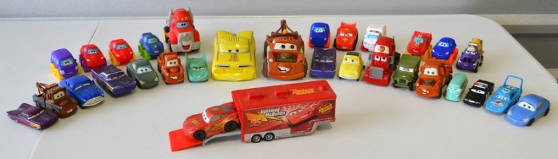 lot 1060 image: Cars Movie Toy Cars