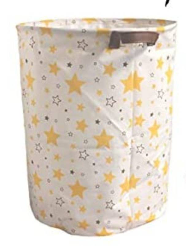 lot 40070 image: Alterprox - Large laundry bag Bundle, with 2 Large Mesh Bags, Laundry bag 19.5 inches, drawstring locking closure, waterproof coating, foldable fabric, ( Gold Star, L)