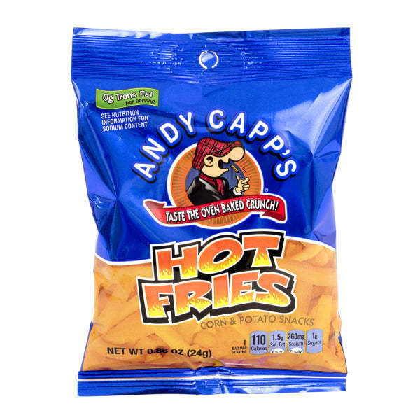 lot 40182 image: Andy Capps Hot Fries .85 oz, 72 Count