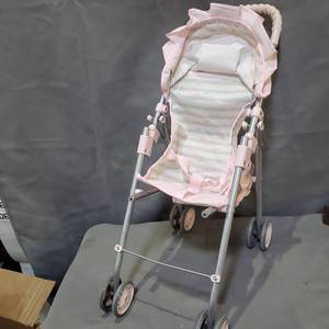 lot 3013 image: ADORA BABY DOLL STROLLER PINK
