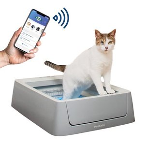 lot 3040 image: PetSafe ScoopFree Smart Self Cleaning Cat Litter Box, Phone App Connected