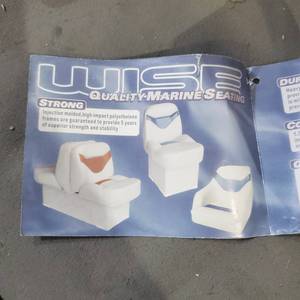 lot 3048 image: WISE PROFESSIONAL SEATING 10 DELUXE QUALITY MARINE SEATING