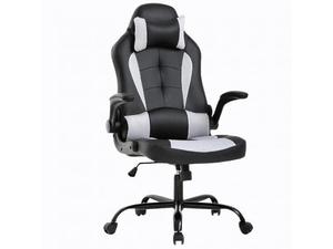 lot 3085 image: Gaming Office Chair, High-Back PU Leather Racing Chair, Reclining Computer Chair