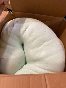 lot 3146 image: Best Price Mattress 4 Inch Ventilated Memory Foam Topper Mattress Pad With Co...