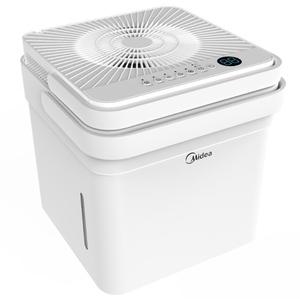 lot 3149 image: Midea Cube 20-Pint Smart WiFi Dehumidifier, Coverage Up to 2,000 Sq. Ft.