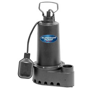 lot 3174 image: Superior Pump 12 HP Cast Iron Sump Pump
