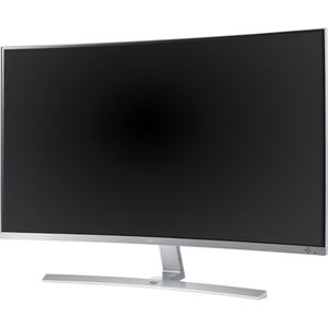 lot 982 image: ViewSonic - VX3216-SCMH-W 31.5 LED Curved FHD Monitor - Silver