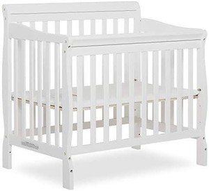 lot 3279 image: Dream On Me Grey Crib to Bed