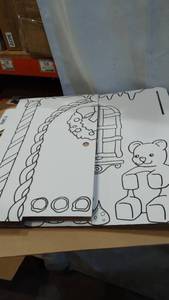 lot 3288 image: Pop Up Cardboard Gingerbread House For Kids