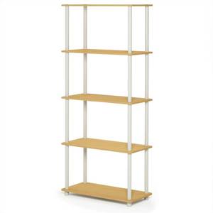lot 3300 image: Furinno 17091 Turn-N-Tube 5-Tier Multipurpose Shelf Display Rack