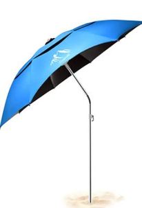 lot 3069 image: BEACH UMBRELLA BLUE BESROY