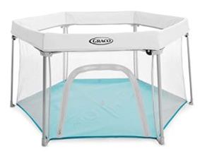 lot 3206 image: GRACO PACK N PLAY LITETRAVELER LX PLAY YARD WITH CANOPY ITEM NO 2137838