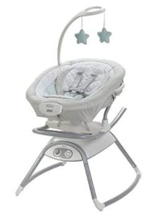 lot 3211 image: GRACO DUET GLIDE SWING WITH PORTABLE ROCKER MODEL NO 2065965