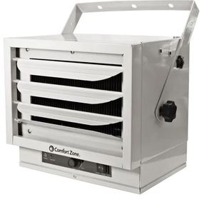 lot 3242 image: COMFORT ZONE HEAVY ELECTRIC UTILITY HEATER CZ220,CZ220CN