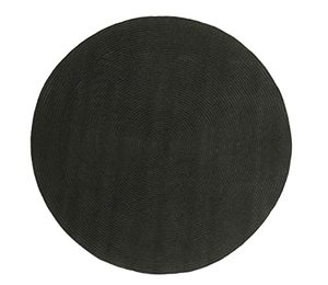 lot 19059 image: SUPERIOR Braided Area Rug, Gorgeous, Soft, Durable, Reversible, IndoorOutdoor, Vintage, Solid, Black, 4 Round