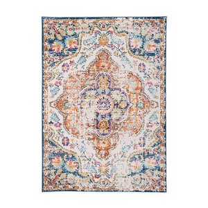 lot 19062 image: Main Street Rugs Lyon Lyn836 Multi 5 x 7 Area Rug