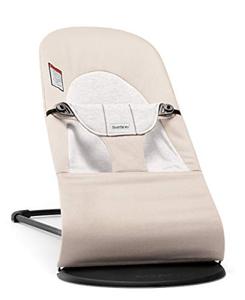 lot 19076 image: BABYBJ�RN Bouncer Balance Soft, CottonJersey, BeigeGray