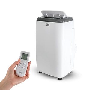 lot 19084 image: BLACKDECKER BPP10HWTB Portable Air Conditioner with Heat and Remote Control, 10,000 BTU SACCCEC (14,000 BTU ASHRAE), Cools Up to 450 Square Feet, White- Retail $450