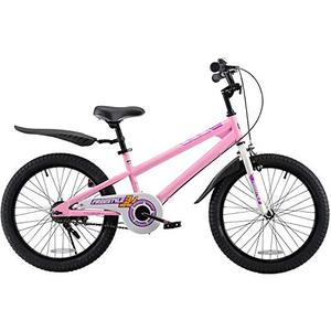 lot 19085 image: RoyalBaby Kids Bike Girls Freestyle BMX Bicycle Bikes 20 Inch Pink