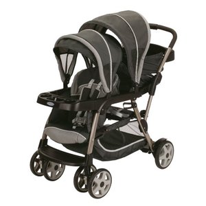 lot 19108 image: Graco Ready2grow Click Connect LX Stroller, Glacier 2015- Retail $215