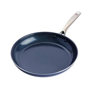 lot 19147 image: Blue Diamond Cookware Toxin Free Ceramic Nonstick Metal Utensil Open Frypan, Frying Pan, 12