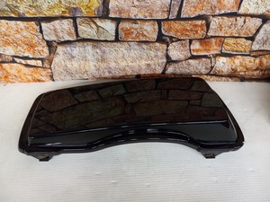 lot 19148 image: Bagger Brothers BB-HD1584-SBL-C Black Speaker Lid (Dual 6x9 with Metal Grill & Chrome Trim for 1996-2013 Harley Davidson Touring Models)