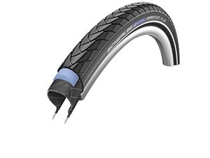 lot 19154 image: Schwalbe Marathon Plus RLX 26x1.35 Bicycle Tire, Black Wire Beaded