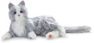lot 19172 image: Joy for All - Companion Pet Cat - Silver With White Mitts