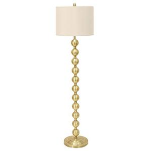 lot 19181 image: Decor Therapy PL3892 Floor Lamp, 16.14x16.14x59, Brushed Brass
