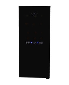 lot 19198 image: Koolatron Urban Series 24 Bottle Dual Zone Wine Cooler, Thermoelectric Wine Fridge, Freestanding Wine Cellar for Home Bar, Kitchen, Apartment, Condo, Cottage