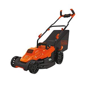 lot 19214 image: BLACKDECKER Electric Lawn Mower with Bike Handle, 15-Inch, 10-Amp, Corded (BEMW472BH)