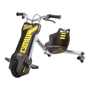 lot 8264 image: Razor PowerRider 360 Electric Tricycle Yellow Black - Retail$159.00