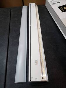 lot 8286 image: UltraPro 24in. Direct Wire LED Light Fixture Selectable White Selectable Brig...